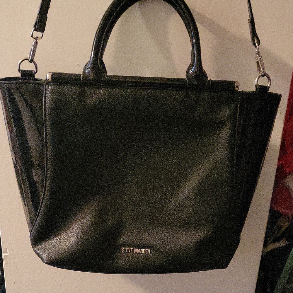 Steve Madden Elegant Black Satchel